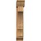 Ekena Millwork Balboa Traditional Rough Sawn Bracket w/ Offset Brace, Western Red Cedar, 8"W x 32"D x 44"H BKT0806X32X44BOA01RWR - alternate 3